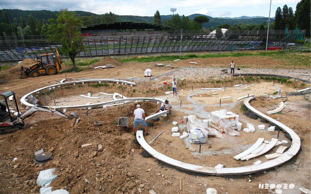 Work in progress: costruzione di un piscina minerale naturale pubblica a Rieti